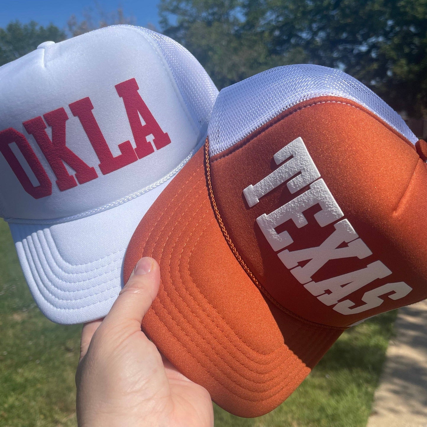 Texas Fan Trucker Hat | TX Orange/White