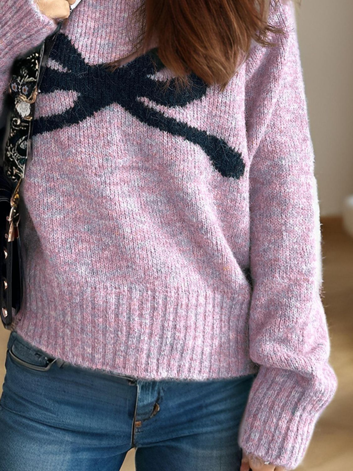 Bow Sweater - 4 Color Options