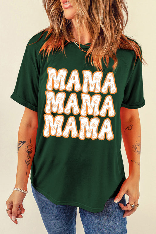 MAMA Short Sleeve T-Shirt - Green