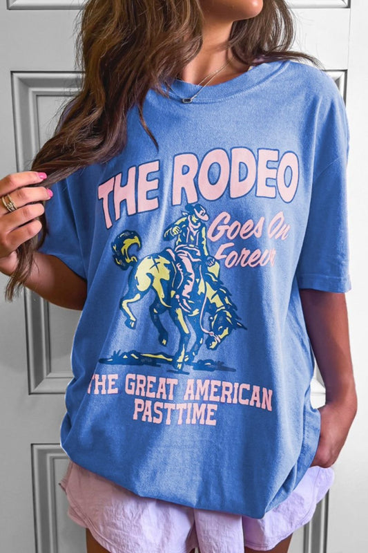 Rodeo Goes on Forever Short Sleeve T-Shirt