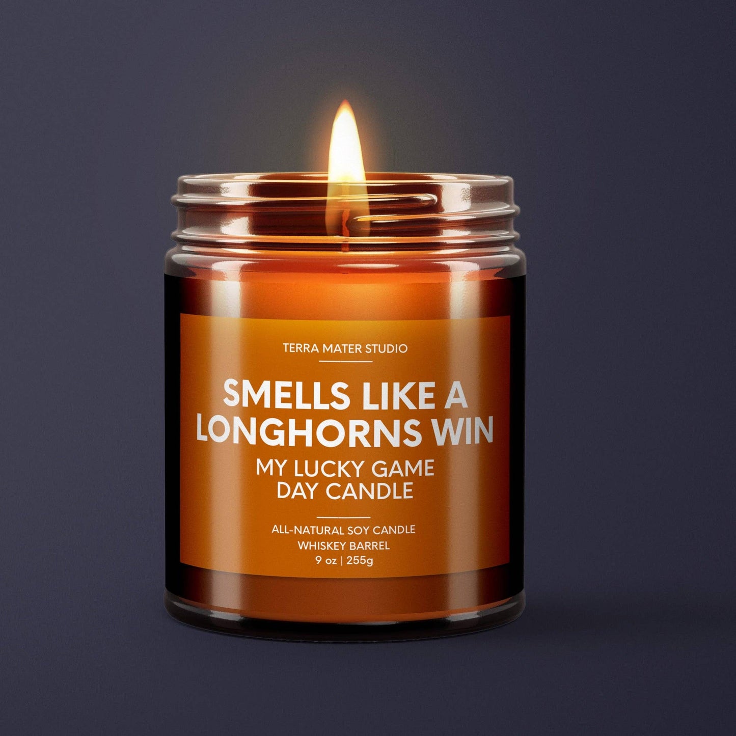 Smells Like A Longhorns Win | Texas Lucky Game Day Candle