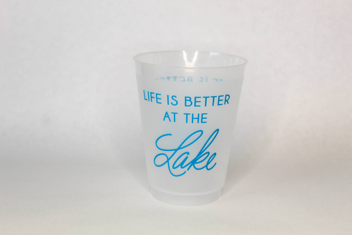 Life is Better At The Lake | Frosted Acrylic 16oz Set of 8