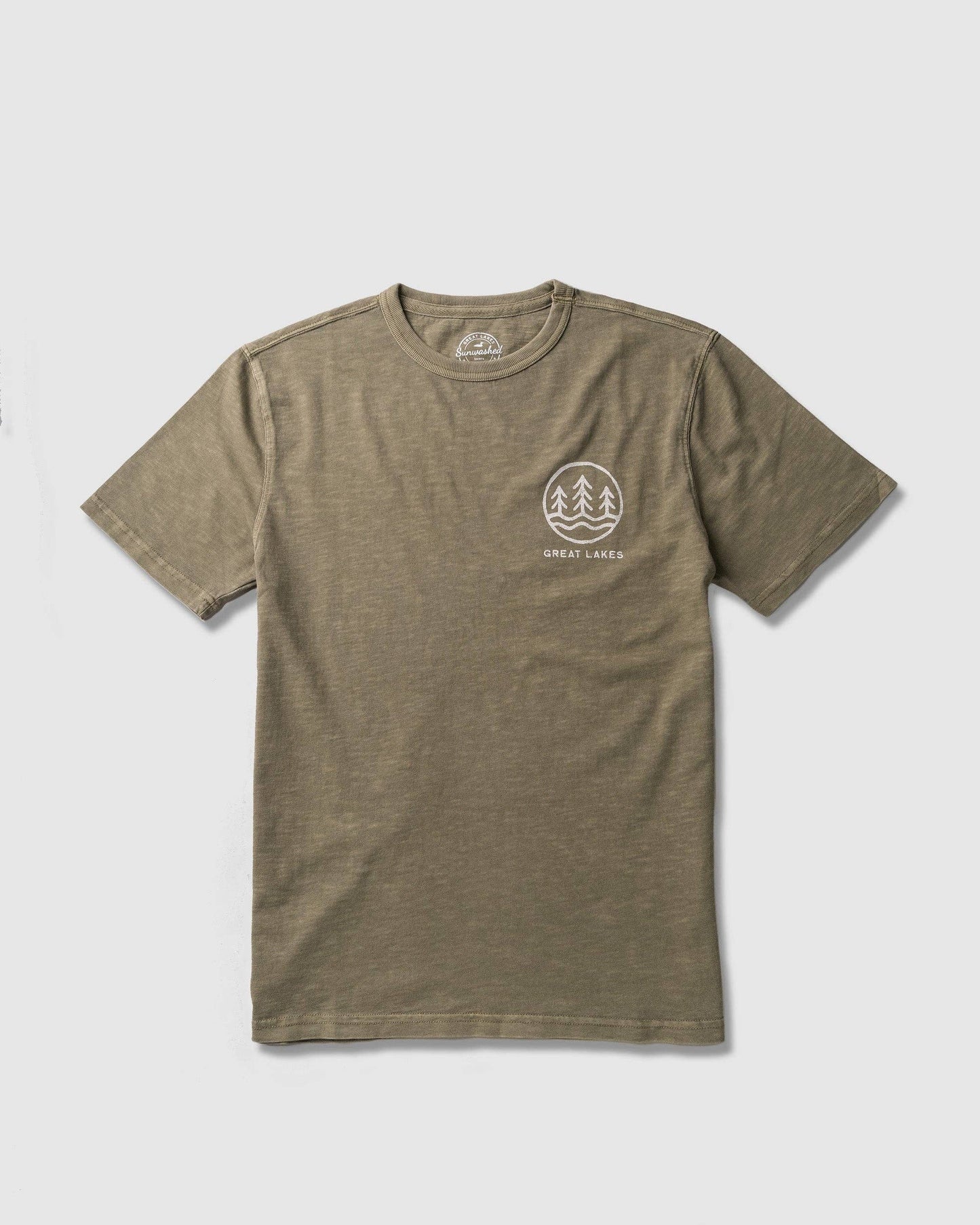 Great Lakes - Lake Life - SS T-Shirt - Moss Green