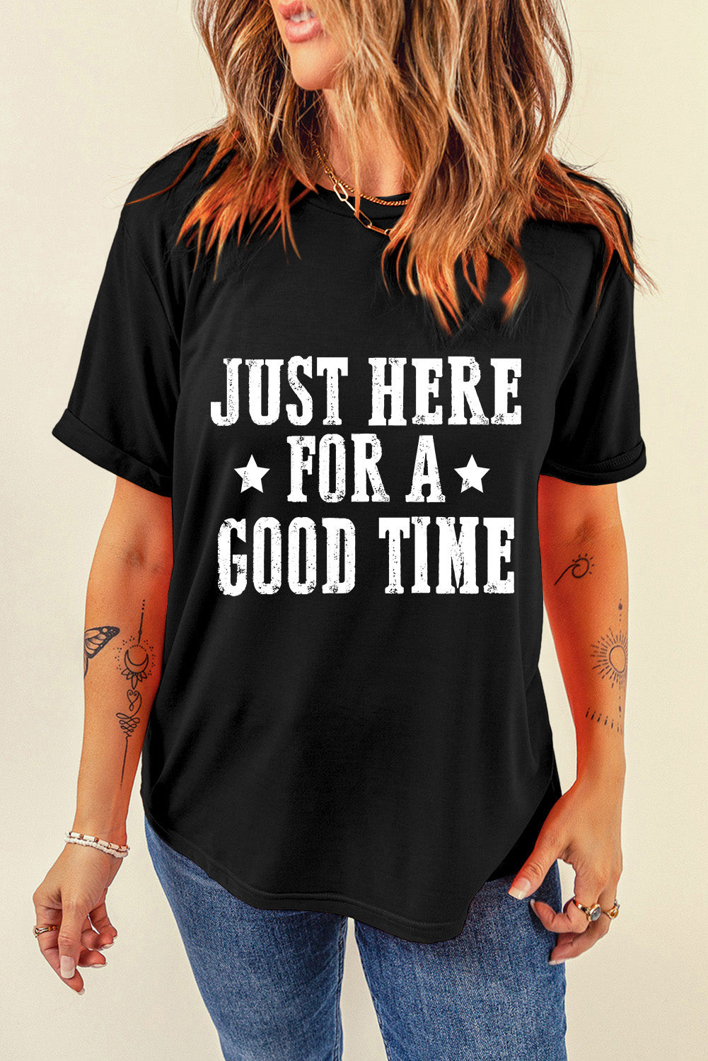 Just Here For A Good Time Short Sleeve T-Shirt