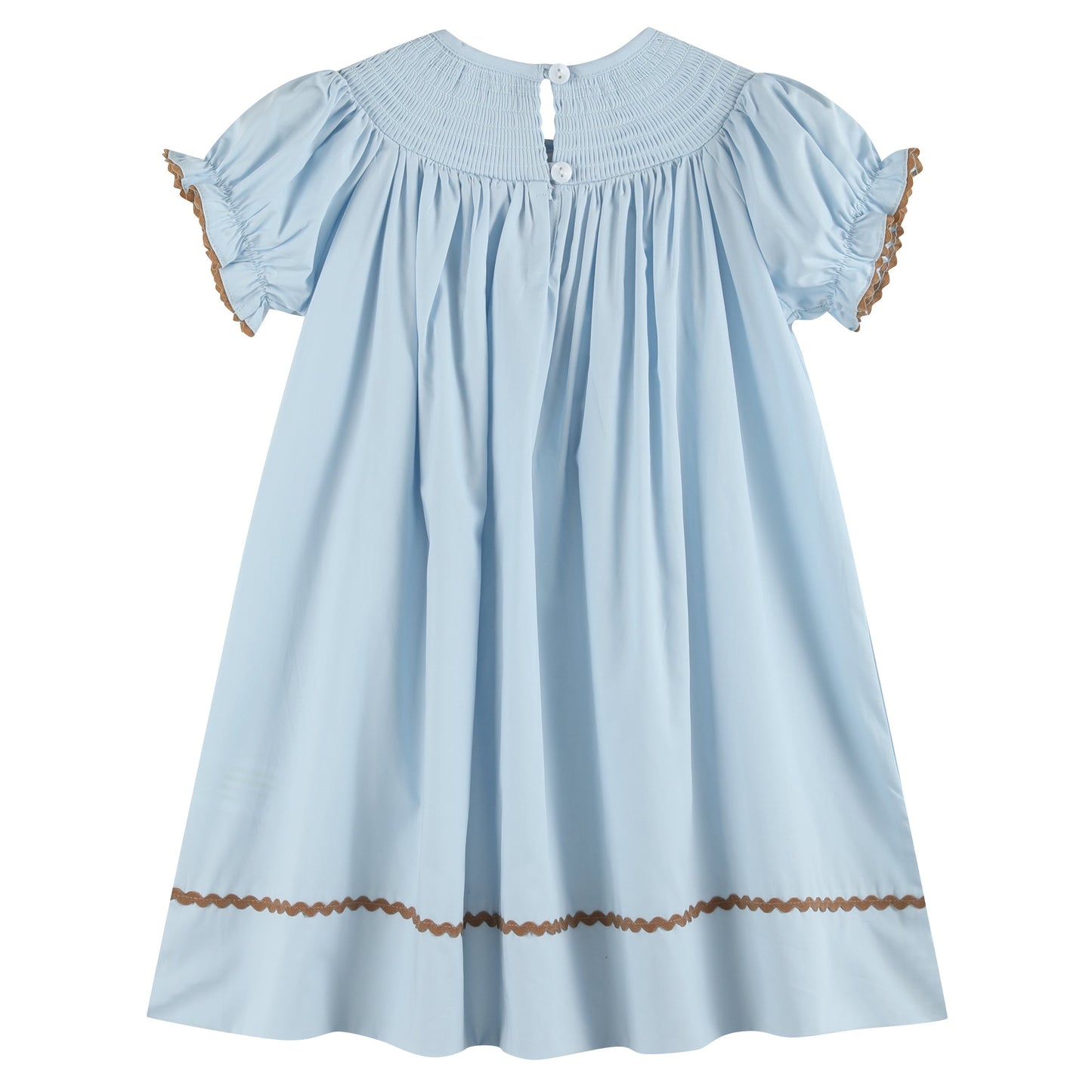 Blue Pumpkin Smocked Bishop Dress