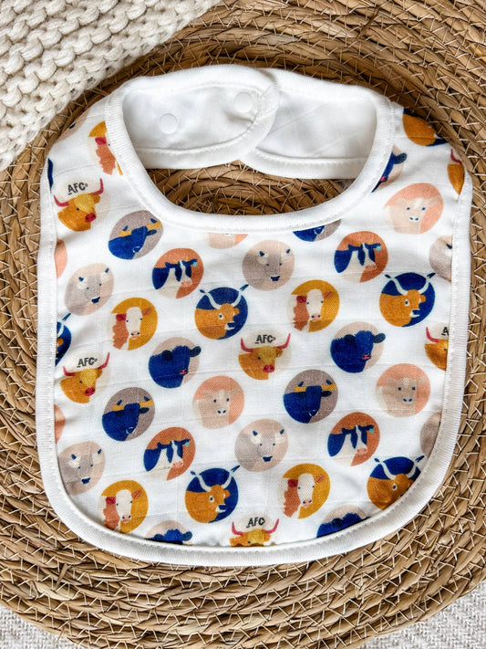 Circle Cow Bib