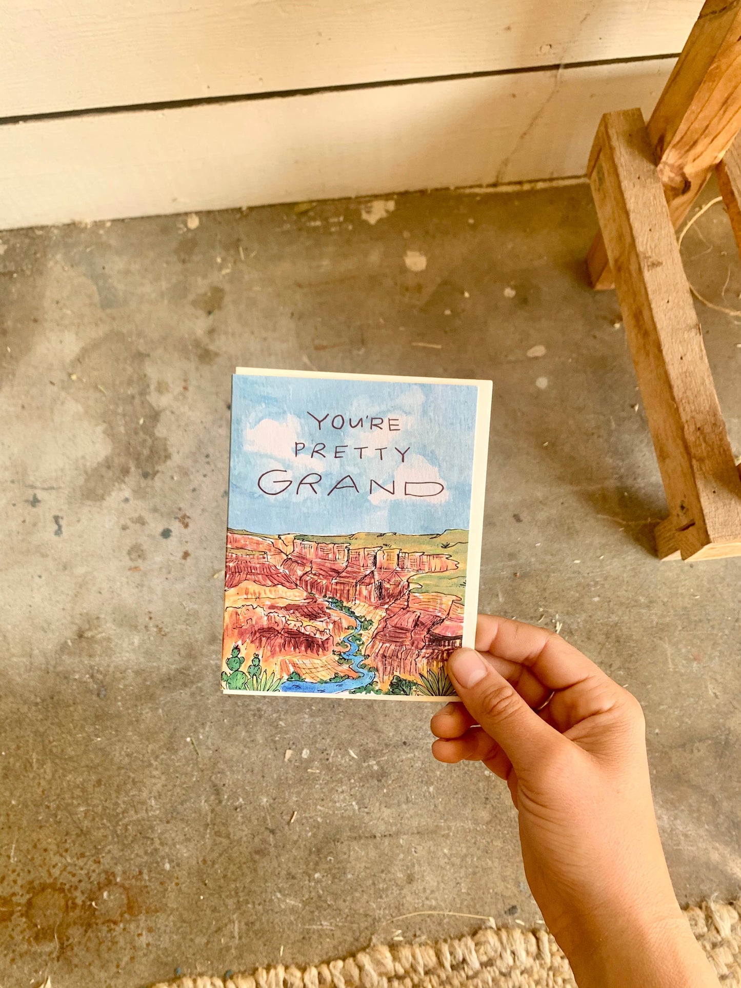 You're Pretty Grand Desert Grand Canyon AZ Card