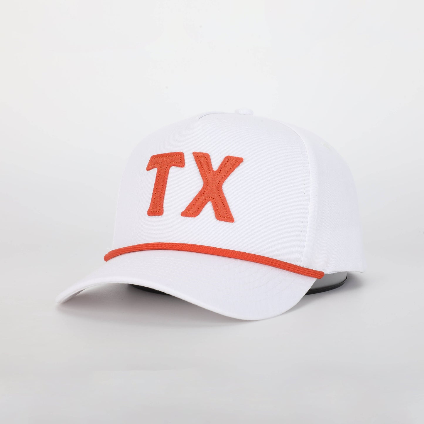 Texas / TX Hat in Stadium White & Austin Orange