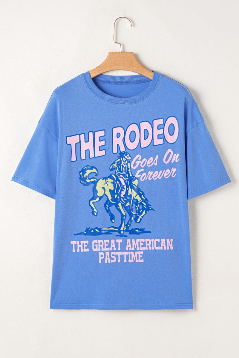 Rodeo Goes on Forever Short Sleeve T-Shirt