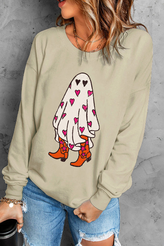 Ghost Cowgirl Boots Sweatshirt