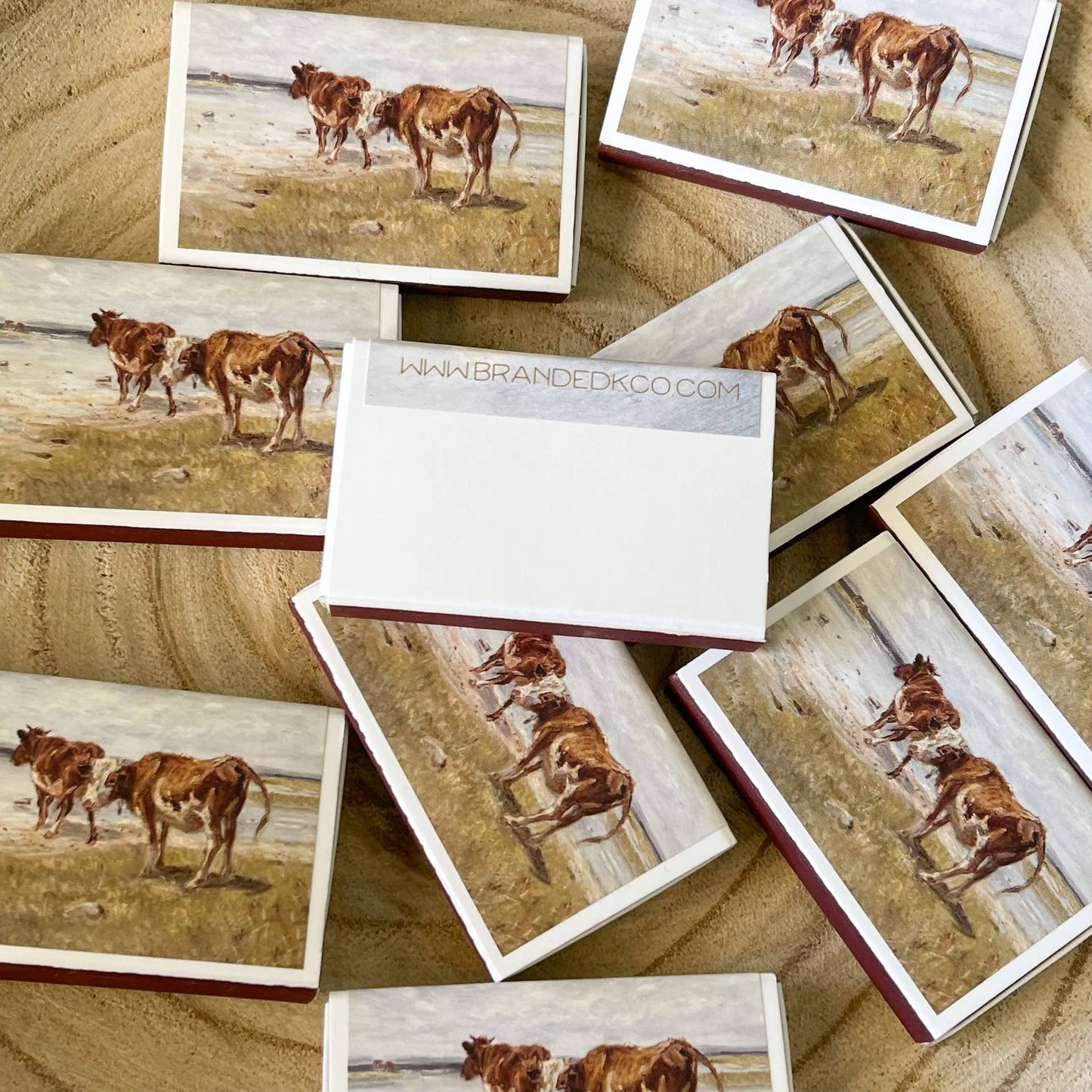 Cattle Match Set // Vintage Landscape