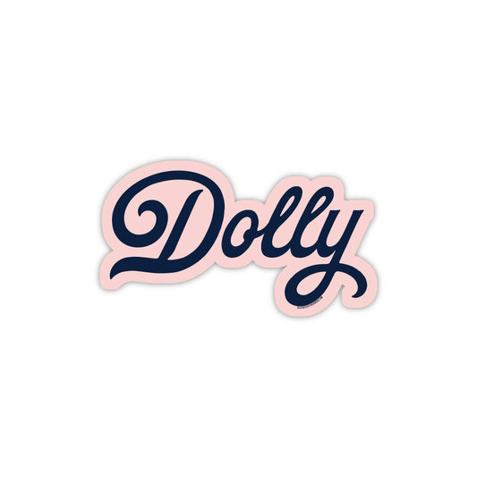 Dolly Script Sticker
