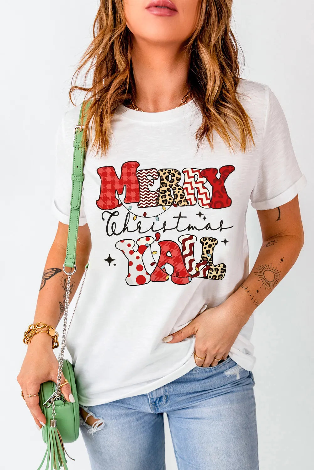 Merry Christmas Y'all Short Sleeve T-Shirt