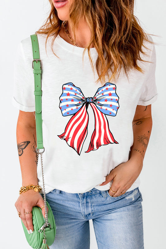 Bow Graphic Short Sleeve T-Shirt