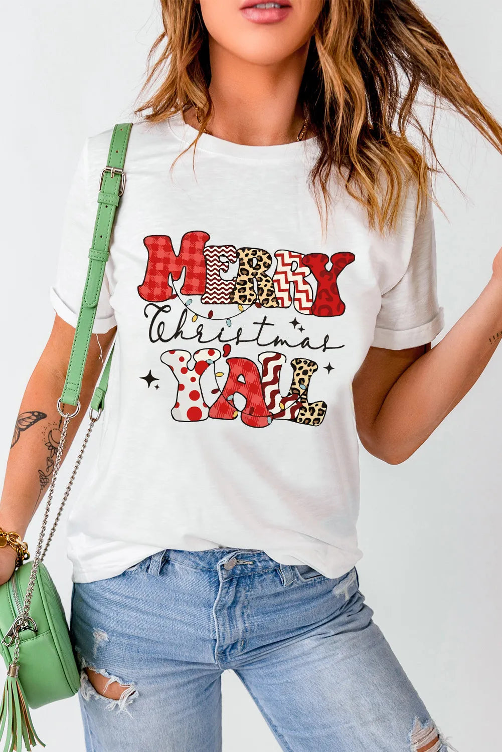 Merry Christmas Y'all Short Sleeve T-Shirt