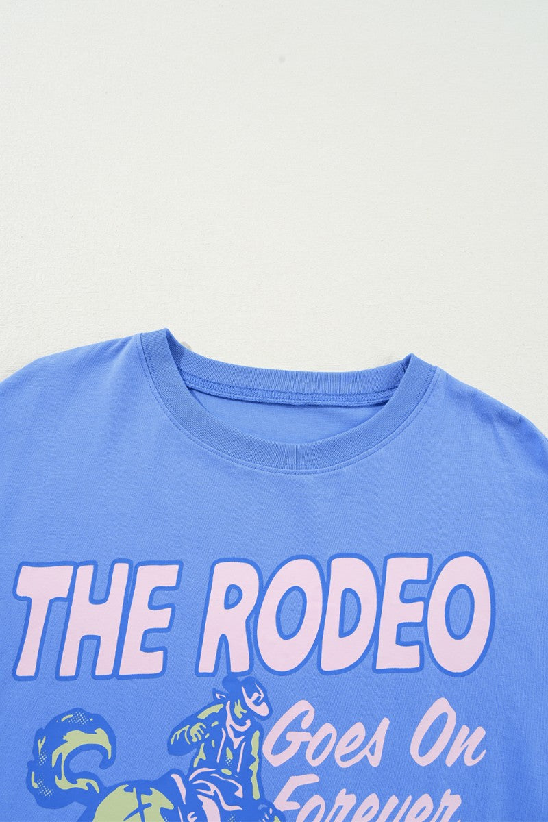 Rodeo Goes on Forever Short Sleeve T-Shirt