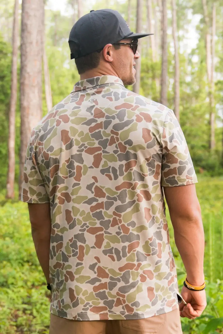 Burlebo - Performance Polo - Driftwood Camo