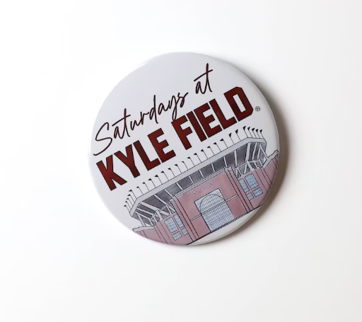 Saturdays at Kyle Field Game Day Button