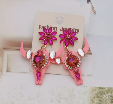 Bull Dangle Earrings