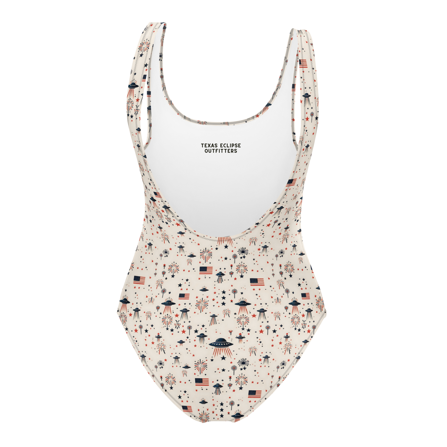 Patriot Wings: A Familiar Celebration One-Piece Swimsuit