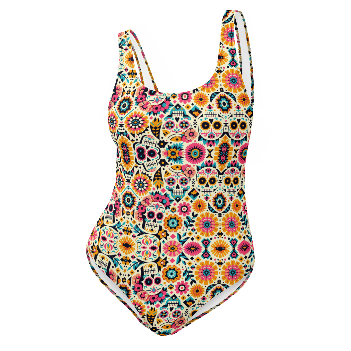 Calavera Dreams: Dia de los Muertos One-Piece Swimsuit