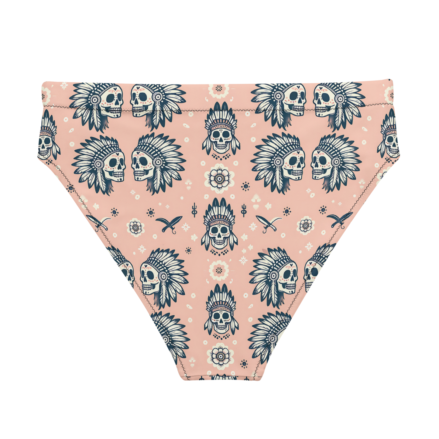 Warrior Calavera: Sunset Ceremonies High-Waisted Bikini Bottom