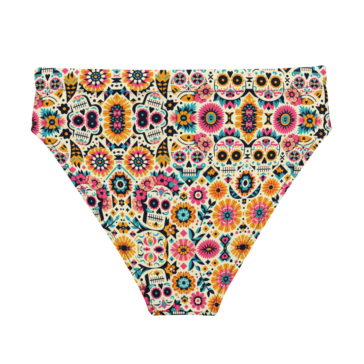 Calavera Dreams: Dia de los Muertos High-Waisted Bikini Bottom