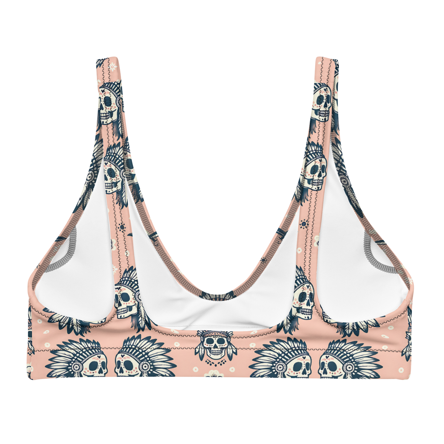 Warrior Calavera: Sunset Ceremonies High-Waisted Bikini Top