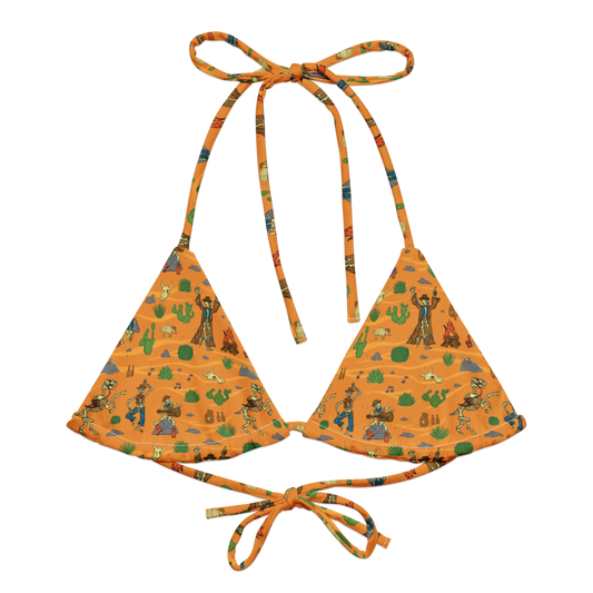 Bones and Embers: Vaquero’s Last Dance String Bikini Top