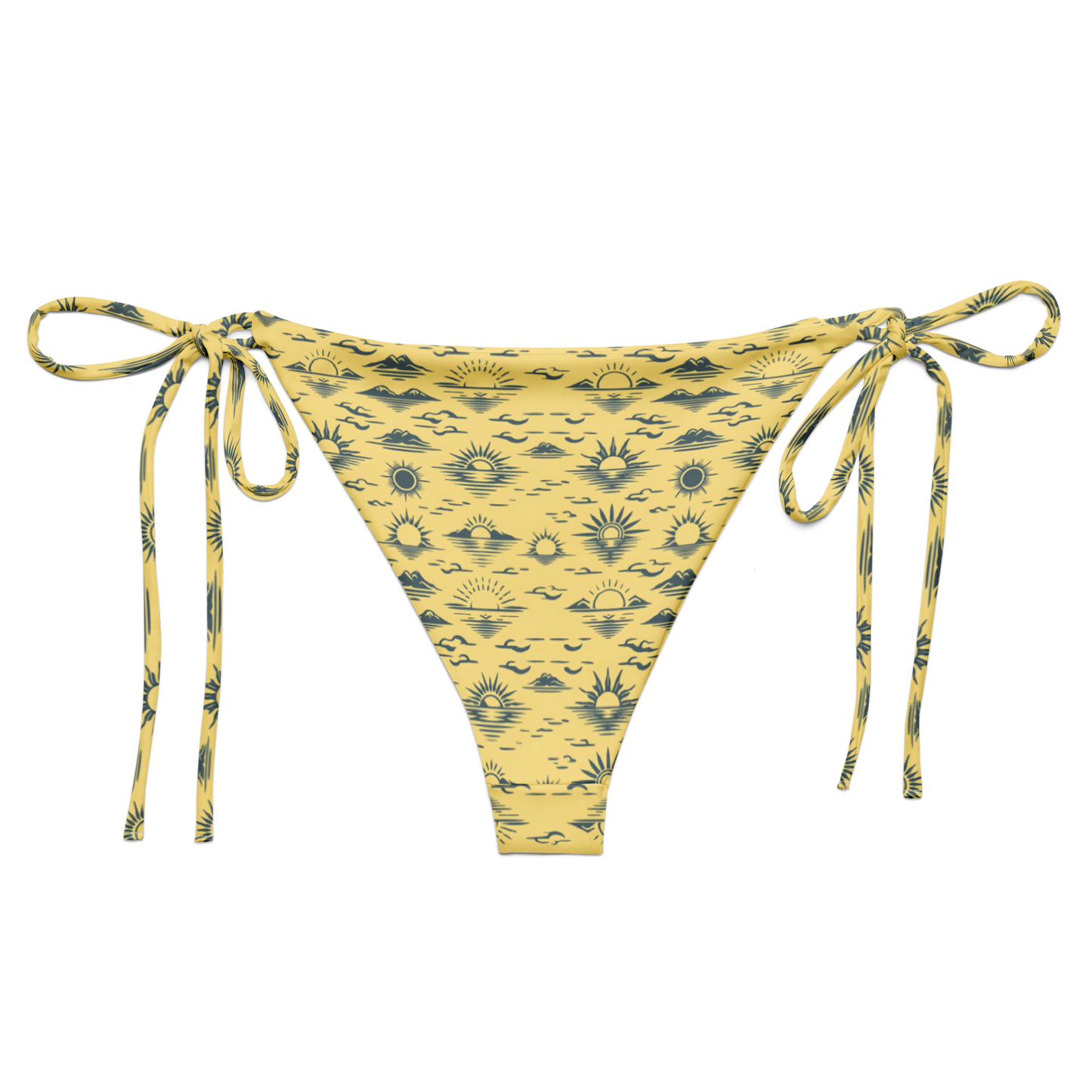 Desert Mirage: Sandstorm Ridge String Bikini Bottom