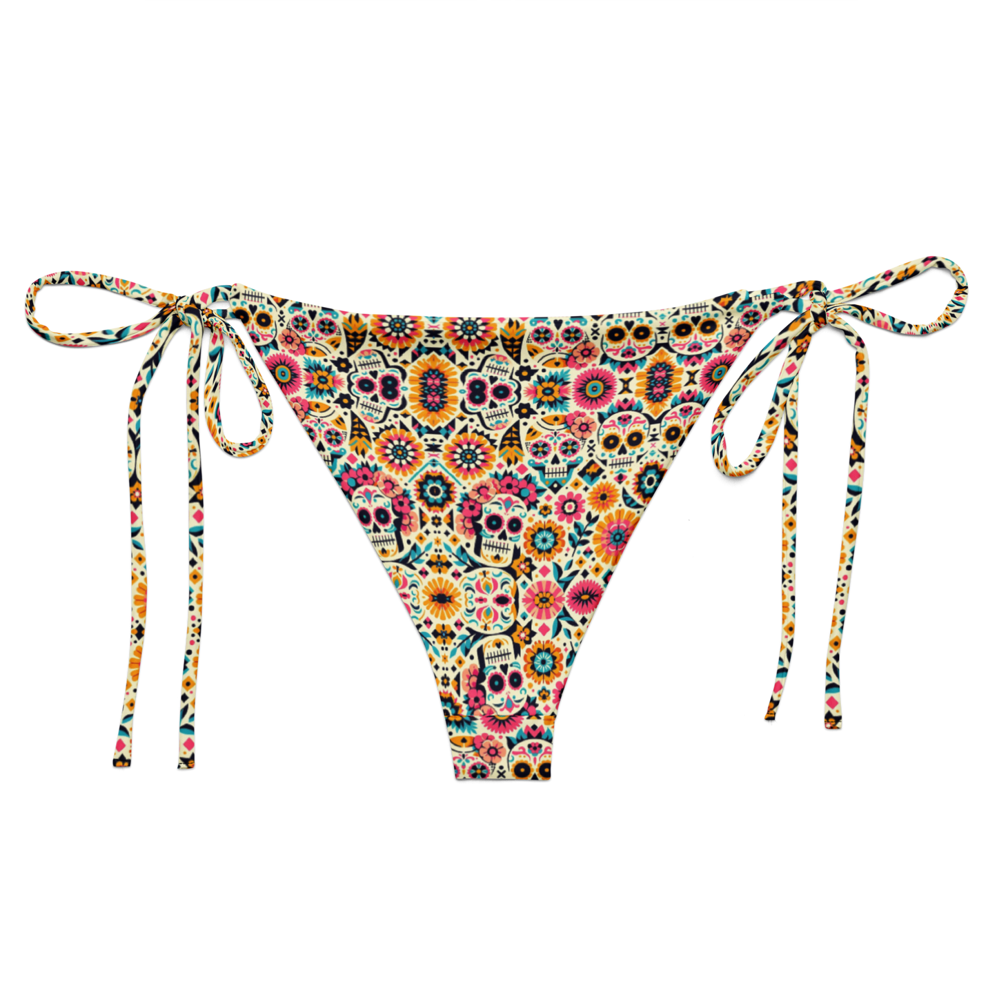 Calavera Dreams: Dia de los Muertos String Bikini Bottom