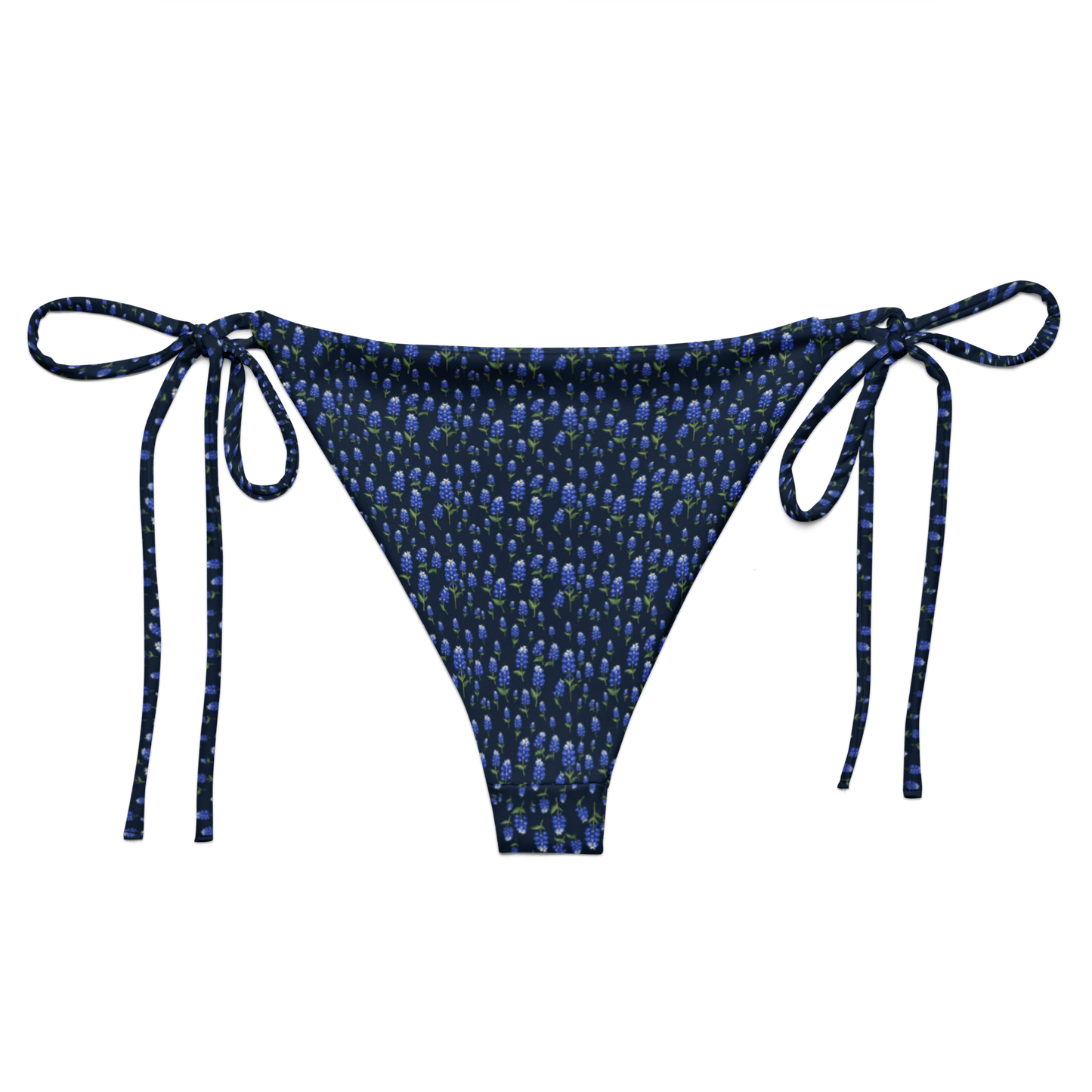 Wildflower Blues: Lone Star Bluebonnet String Bikini Bottom