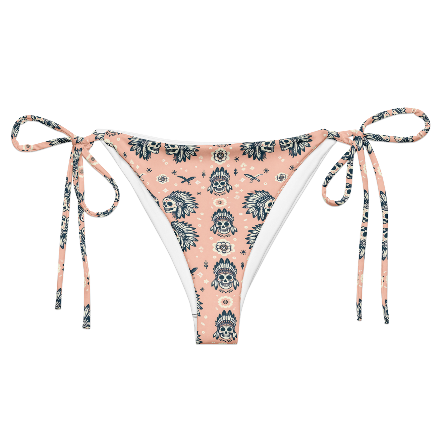 Warrior Calavera: Sunset Ceremonies String Bikini Bottom