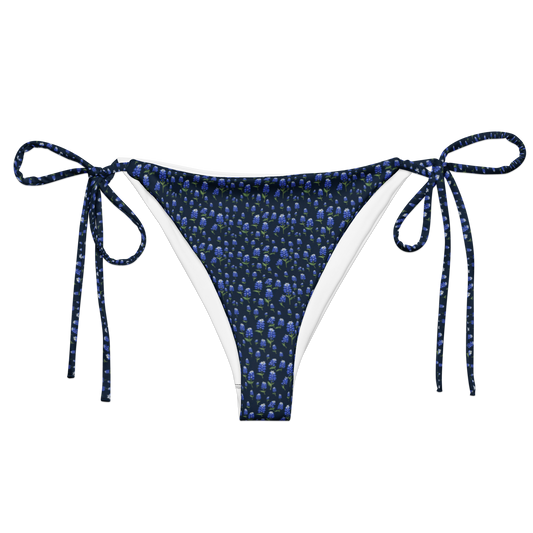 Wildflower Blues: Lone Star Bluebonnet String Bikini Bottom