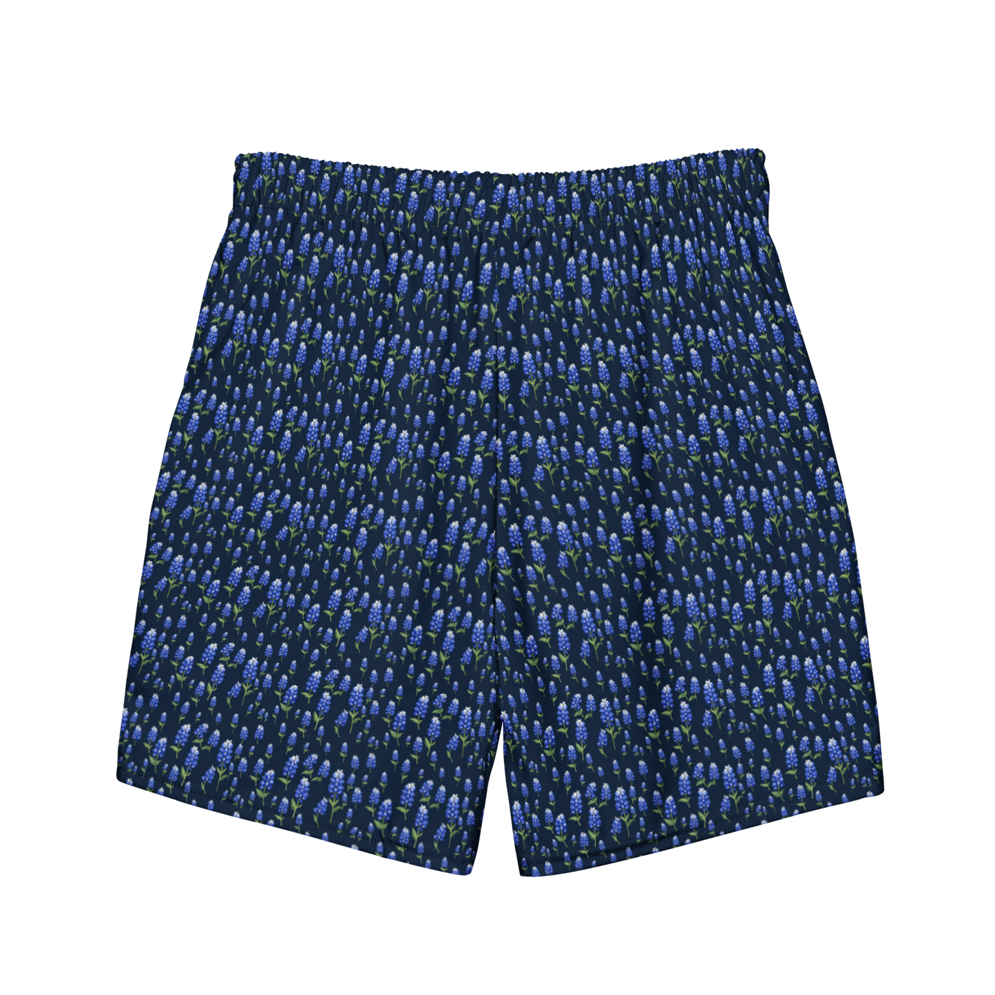 Wildflower Blues: Lone Star Bluebonnet Swim Trunks