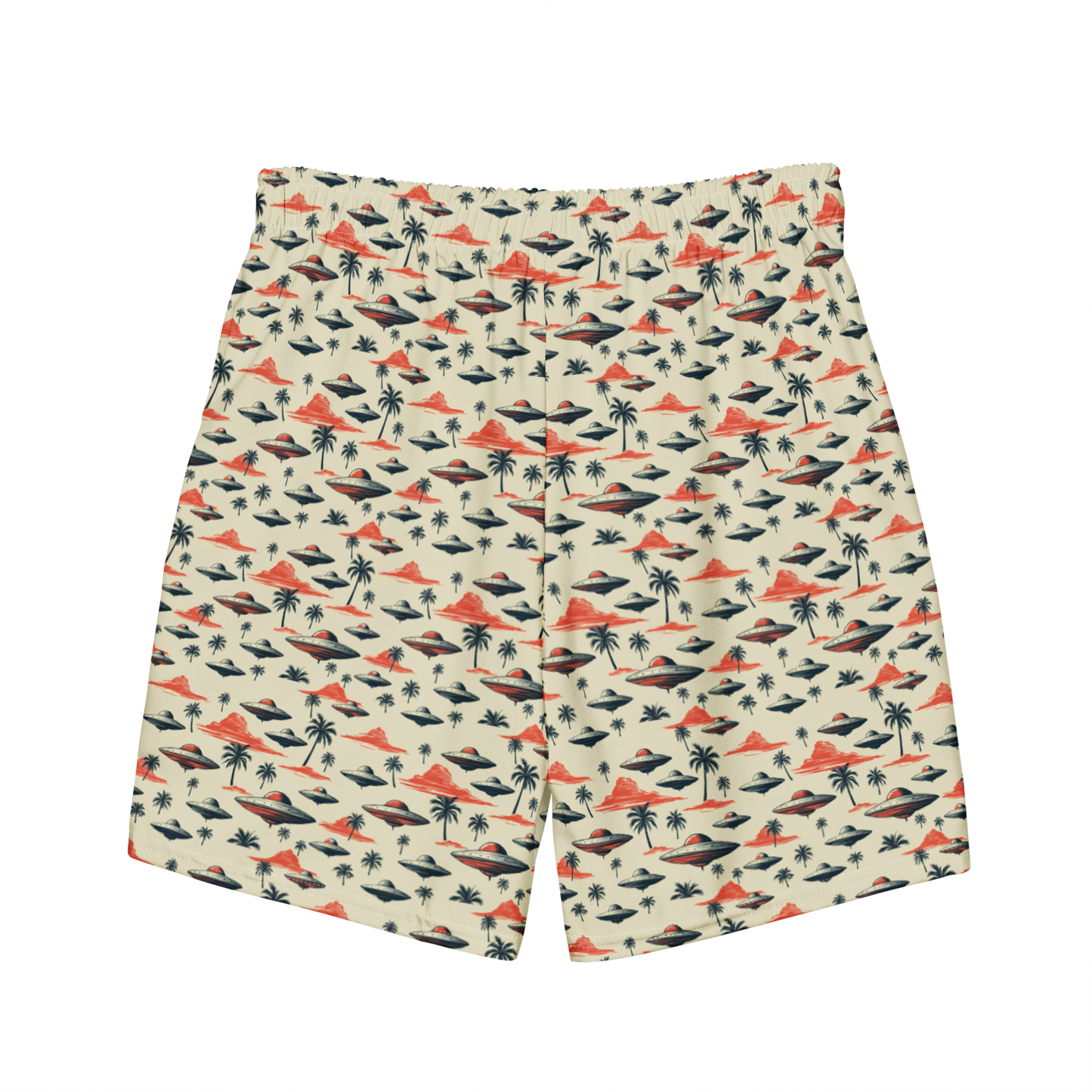 Alien Oasis: Desert Palm Swim Trunks