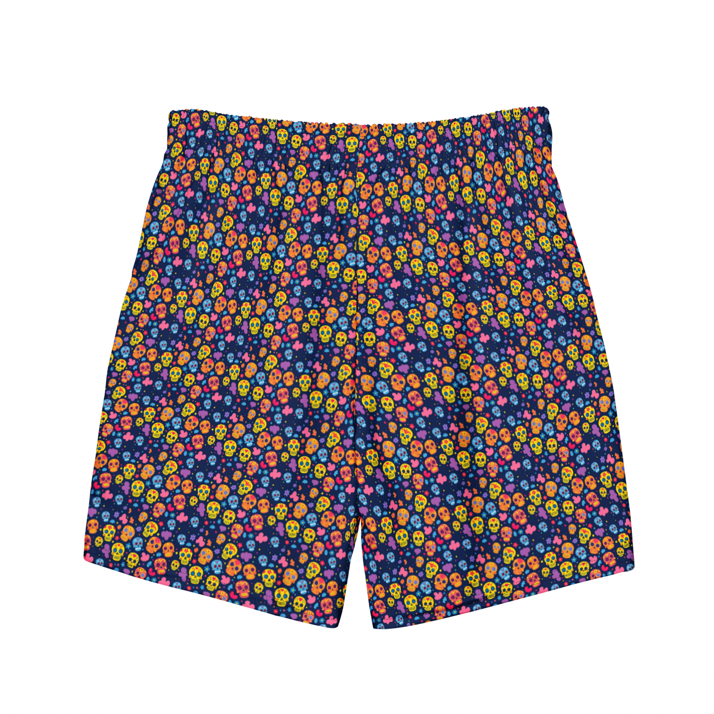 Festive Calavera: Vibrant Skulls Swim Trunks