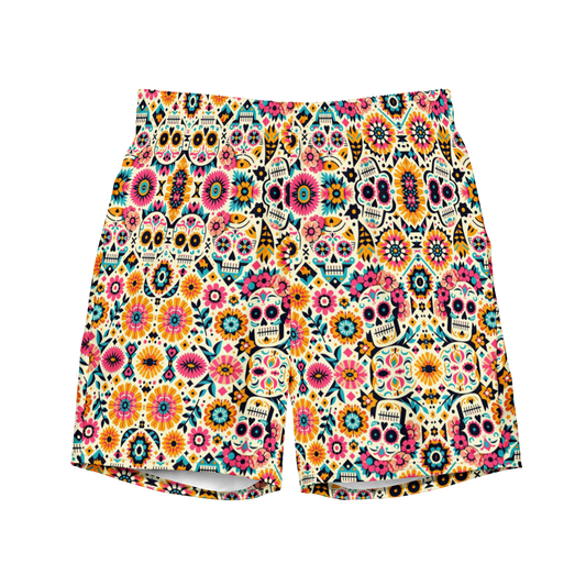 Calavera Dreams: Dia de los Muertos Swim Trunks