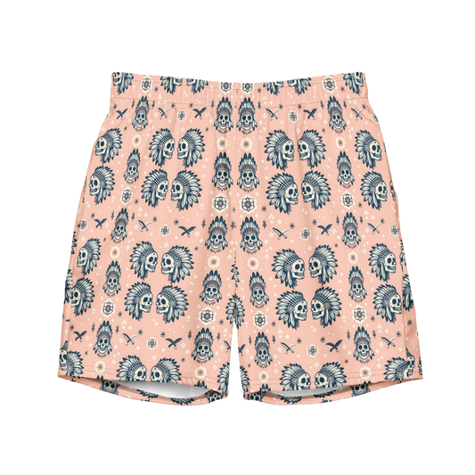 Warrior Calavera: Sunset Ceremonies Swim Trunks