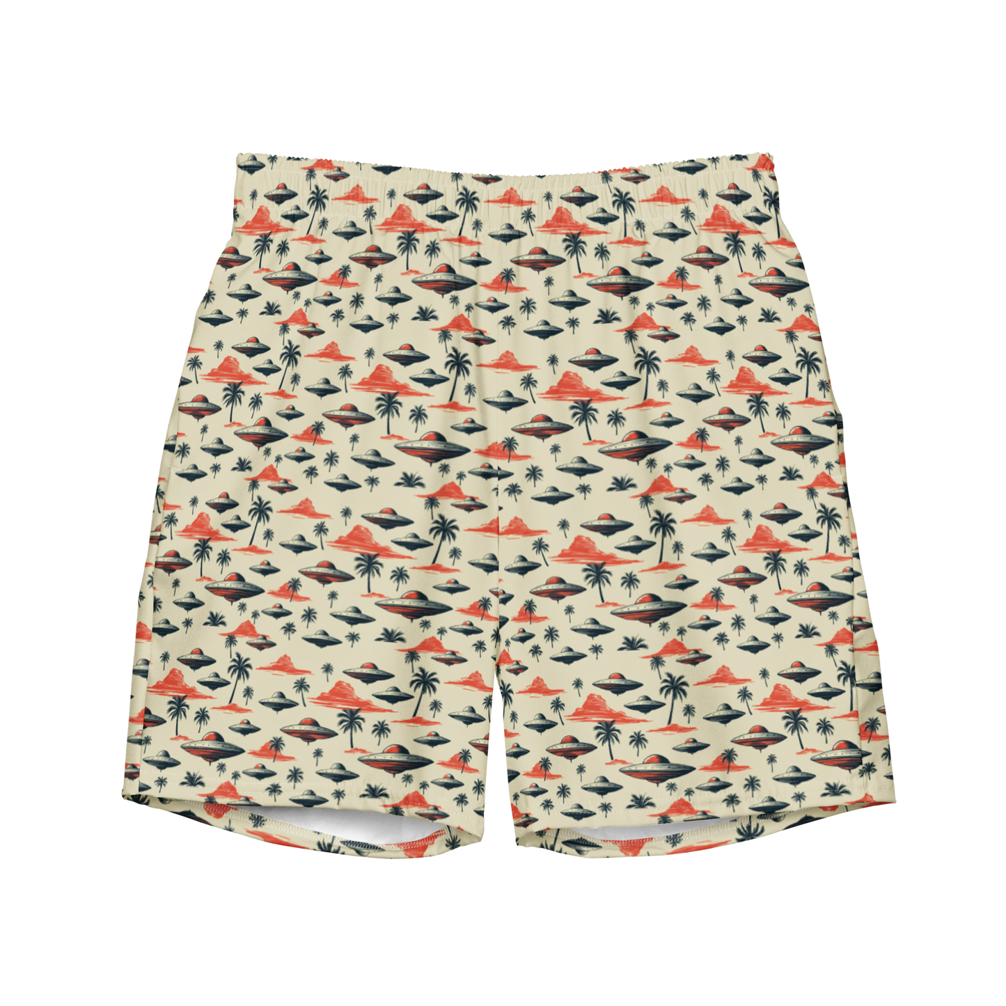 Alien Oasis: Desert Palm Swim Trunks