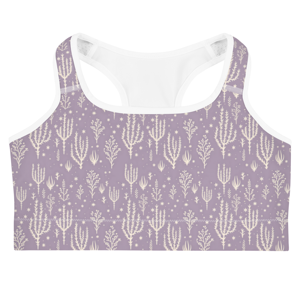 Ocotillo Sunrise: West Texas Blooms Sports Bra