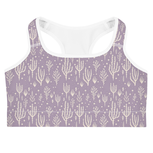 Ocotillo Sunrise: West Texas Blooms Sports Bra