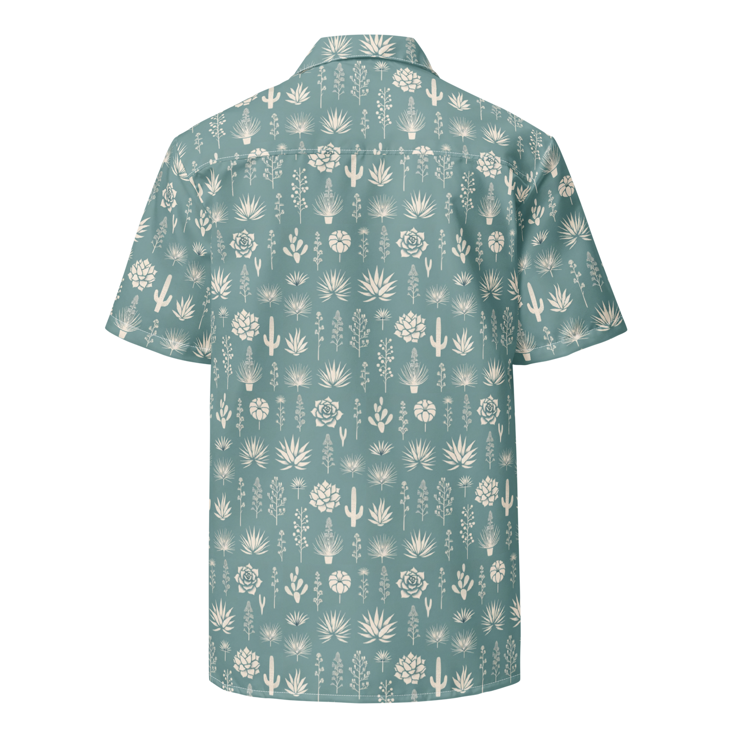 Saguaro Sunset: Hawaiian Nights in the Desert Button-Up Shirt