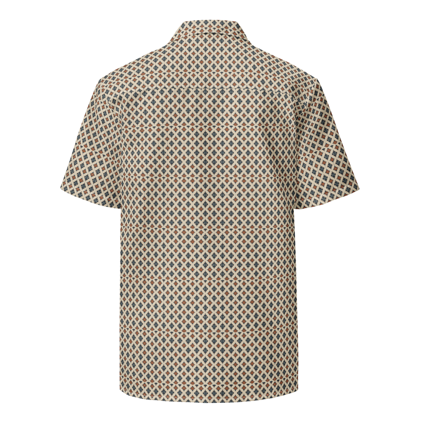 Spirit of the Mesa: Zuni Glyph Button-Up Shirt