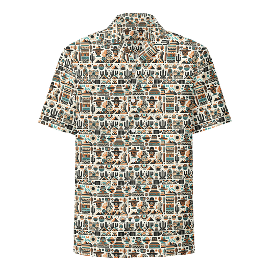 Desert Eclipse: Southwest Button-Up Shirt