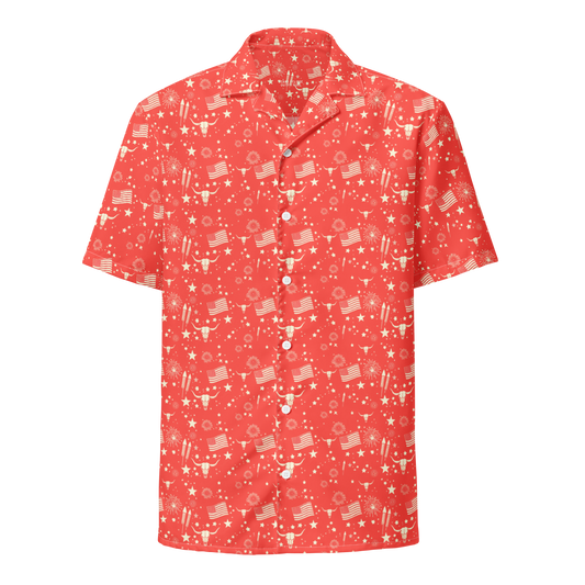 Starry Steer: An American Icon Button-Up Shirt