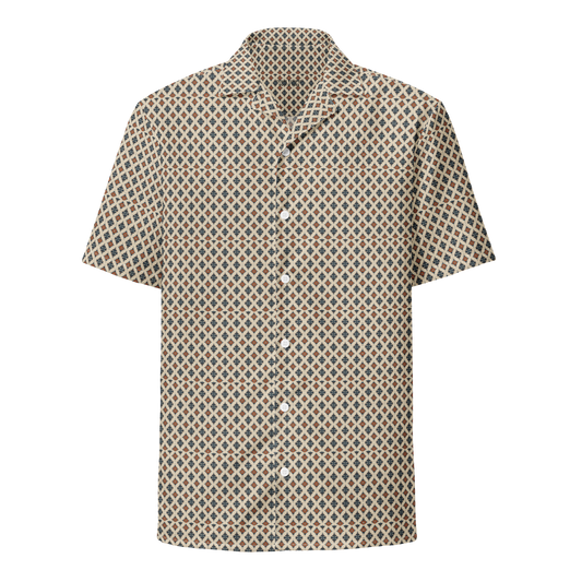 Spirit of the Mesa: Zuni Glyph Button-Up Shirt