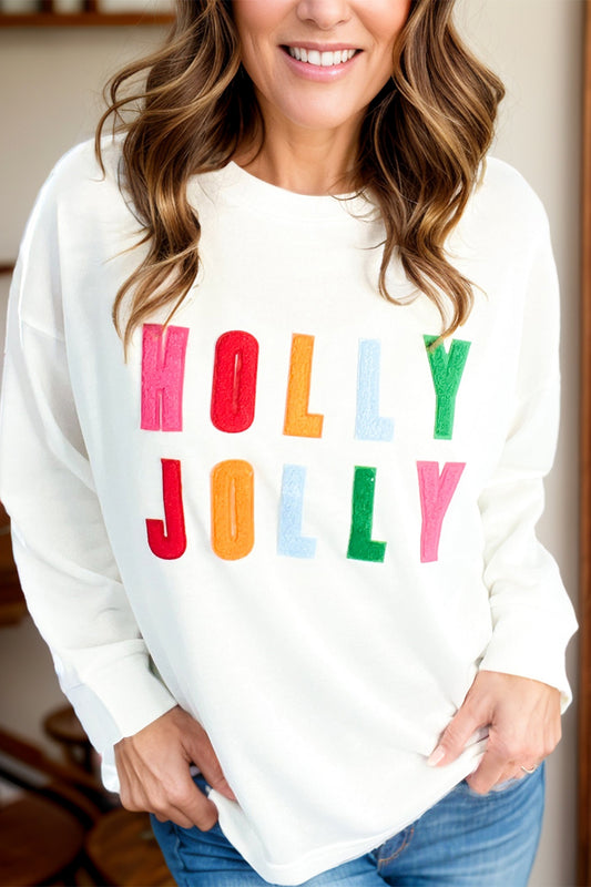 HOLLY JOLLY Colorful Long Sleeve Top