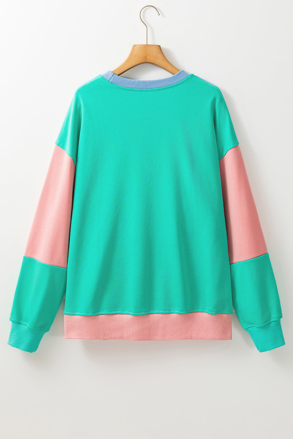 Color Block Long Sleeve Sweatshirt