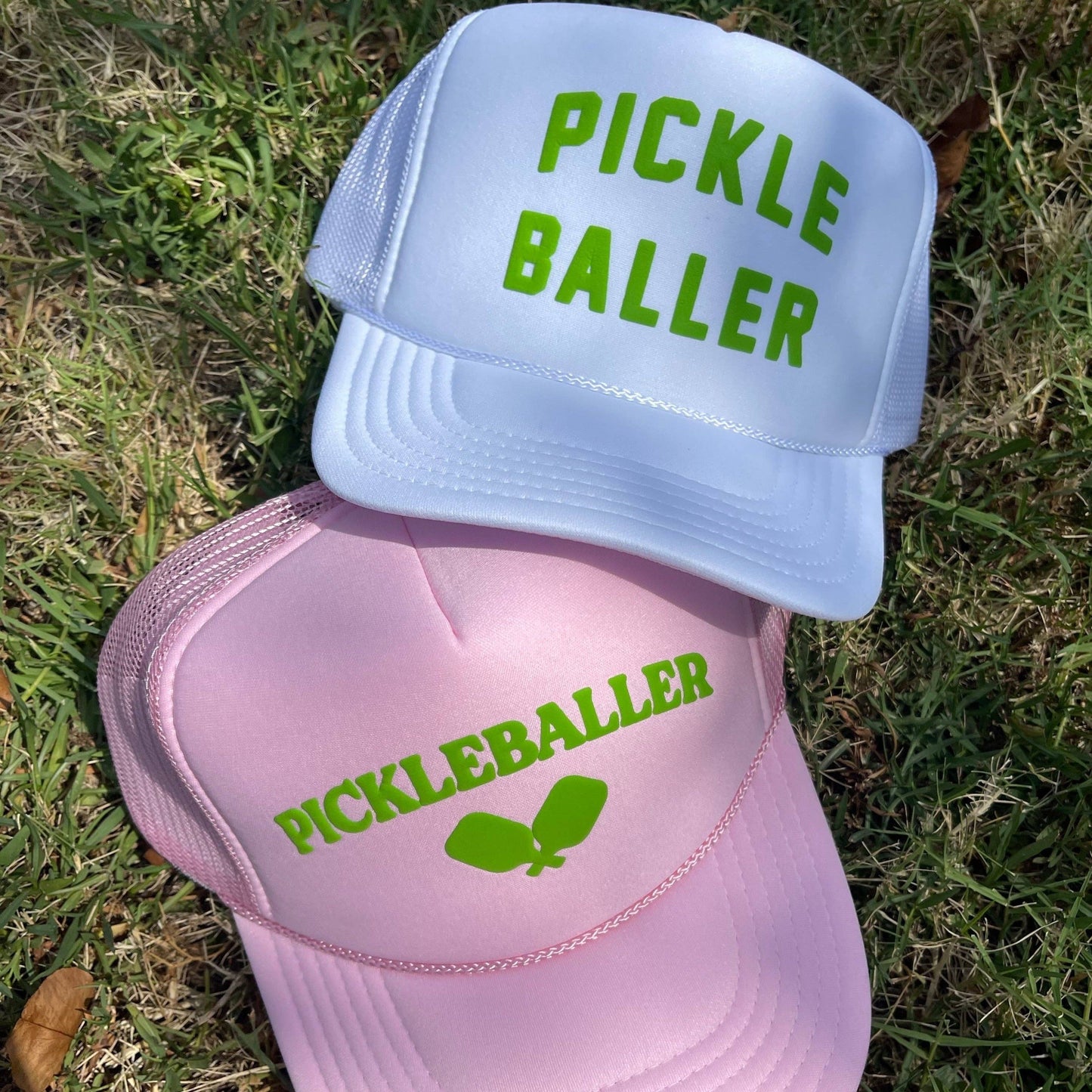 Pickle Baller Trucker Hat | White